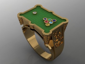 jewellery ring pool 3D Print Model