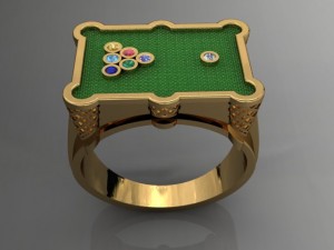 jewellery ring pool 3Dプリントモデル
