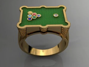 jewellery ring pool 3D Print Model