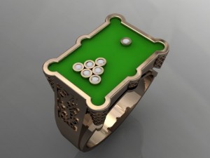 jewellery ring pool 3Dプリントモデル