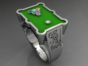 jewellery ring pool 3D Print Model