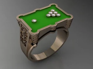 jewellery ring pool 3D Print Model