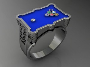 jewellery ring pool 3Dプリントモデル