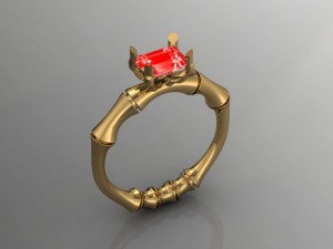 jewellery ring bone 3D Принт Модель