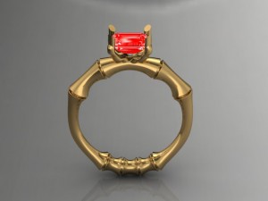 jewellery ring bone 3D Принт Модель