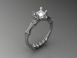 jewellery ring bone 3D Принт Модель