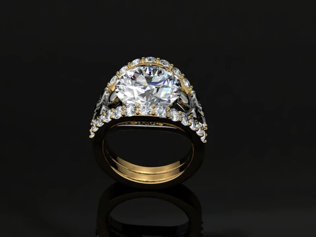 jewellery ring 3D Print Model .c4d .max .obj .3ds .fbx .stl .blend 