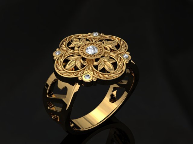 jewellery ring Modèles 3D en vedette .c4d .max .obj .3ds .fbx .stl .blend 