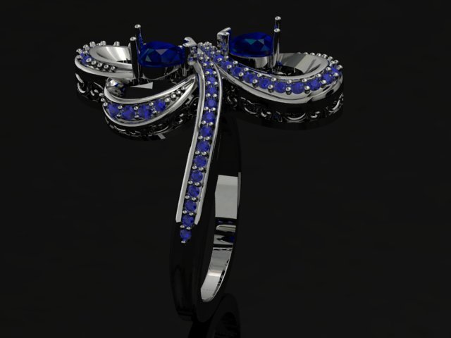 jewellery ring heart 3D Принт Модель .c4d .max .obj .3ds .fbx .stl .blend 