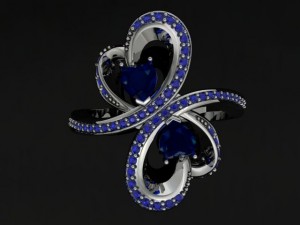 jewellery ring heart 3D Принт Модель