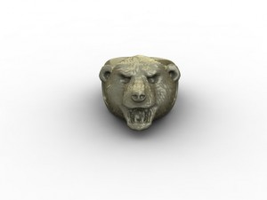 bear ring 3D-printmodel