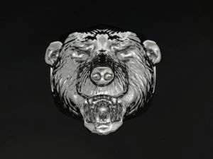 bear ring 3D Print Model