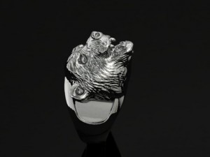 bear ring 3D-printmodel