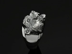 bear ring 3D Print Model