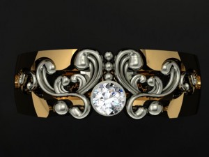 jewellery ring 3D-printmodel