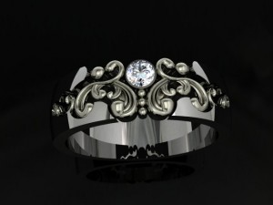 jewellery ring 3D-printmodel