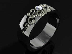 jewellery ring 3D-printmodel