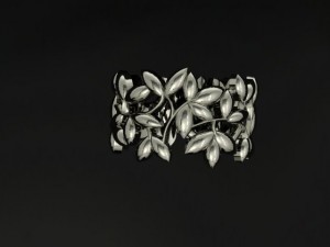 jewellery ring leaf 3D Принт Модель