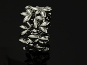 jewellery ring leaf 3D Принт Модель