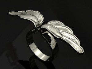 jewellery ring wing 3D Принт Модель