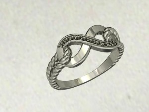 jewellery ring rope 3D Print Model