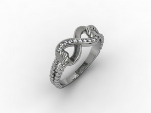 jewellery ring rope 3D Print Model