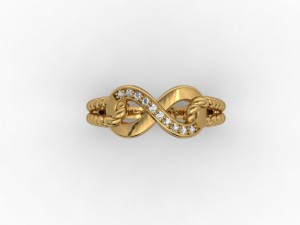 jewellery ring rope 3D Print Model