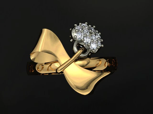 jewellery ring 3D Print Model .c4d .max .obj .3ds .fbx .stl .blend 