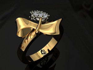 jewellery ring 3D-printmodel