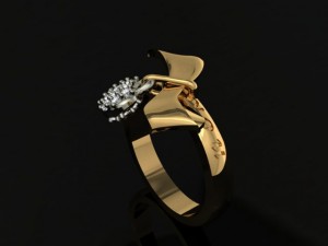 jewellery ring 3D-printmodel