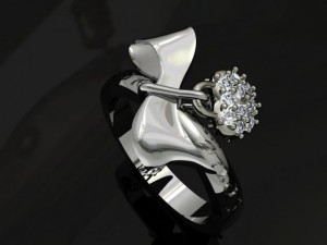 jewellery ring 3D-printmodel