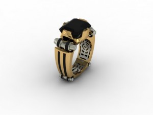 jewellery man ring 3Dプリントモデル