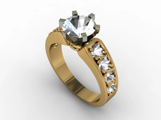 sieraden ring 3D printmodel .c4d .max .obj .3ds .fbx .stl .blend 