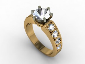 jewellery ring 3D 打印模型