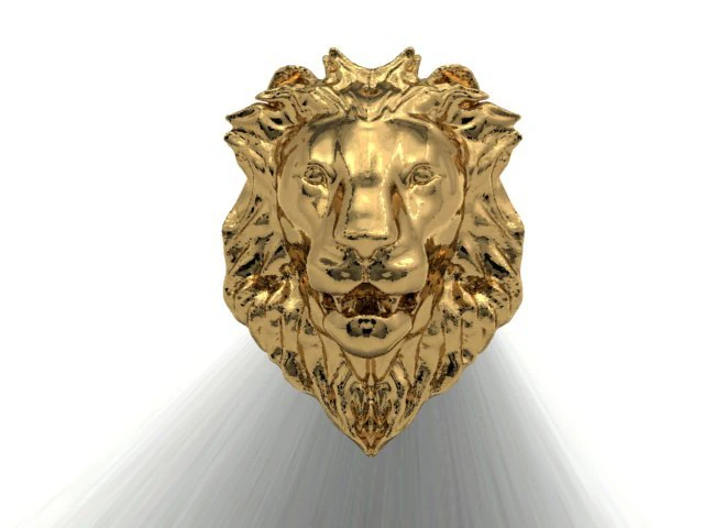 lion head 3D Model .c4d .max .obj .3ds .fbx .stl .blend 