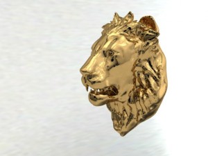 lion head Modèle 3D