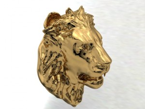 lion head Modèle 3D