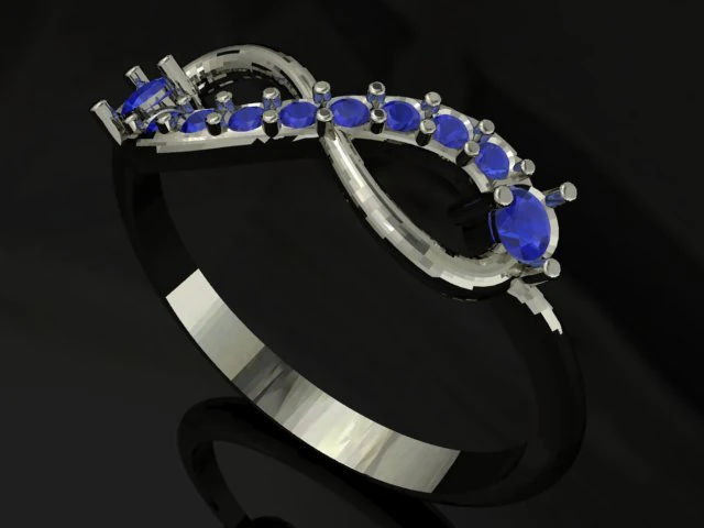 jewellery ring 3D Print Model .c4d .max .obj .3ds .fbx .stl .blend 