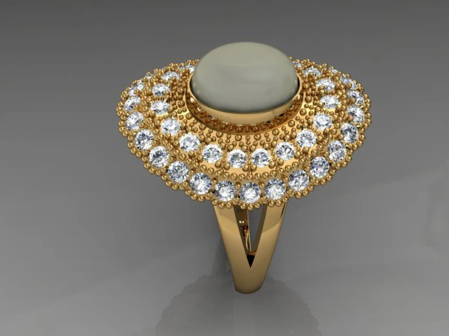jewellery ring 3D Print Model .c4d .max .obj .3ds .fbx .stl .blend 