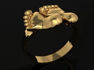 jewellery foot ring 3D Print Model