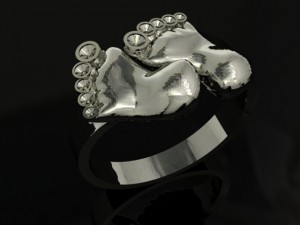 jewellery foot ring 3D Print Model