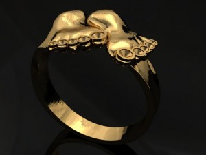 jewellery foot ring 3D Print Model