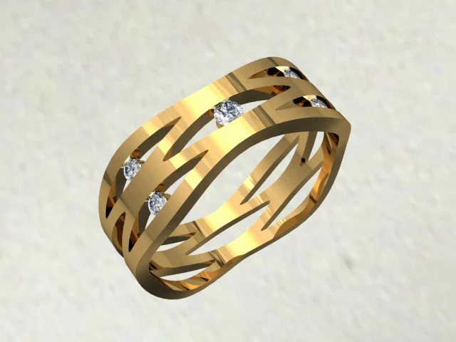 jewellery ring 3D Print Model .c4d .max .obj .3ds .fbx .stl .blend 