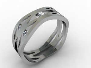 jewellery ring Model Cetak 3D