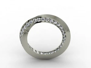 cincin perhiasan Model Cetak 3D