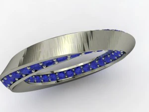 cincin perhiasan Model Cetak 3D