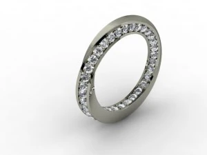 cincin perhiasan Model Cetak 3D
