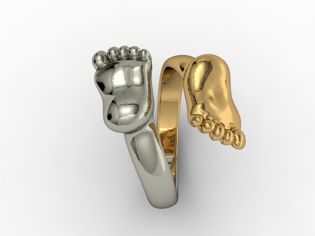 jewellery ring foot Modelo de Impressão 3D .c4d .max .obj .3ds .fbx .stl .blend 