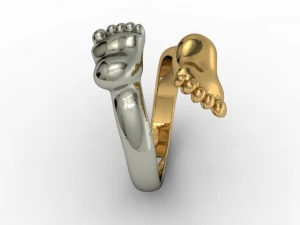 jewellery ring foot 3D Print Model