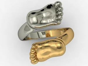 jewellery ring foot 3D Print Model